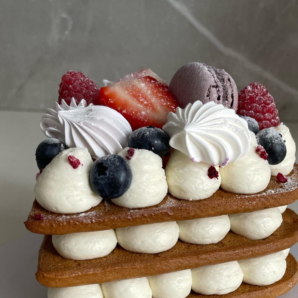 Бенто медовик сердце на 14 февраля День влюбленных