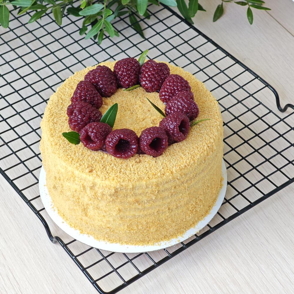 Бенто медовик в подарок маме, подруге, мужу, коллеге