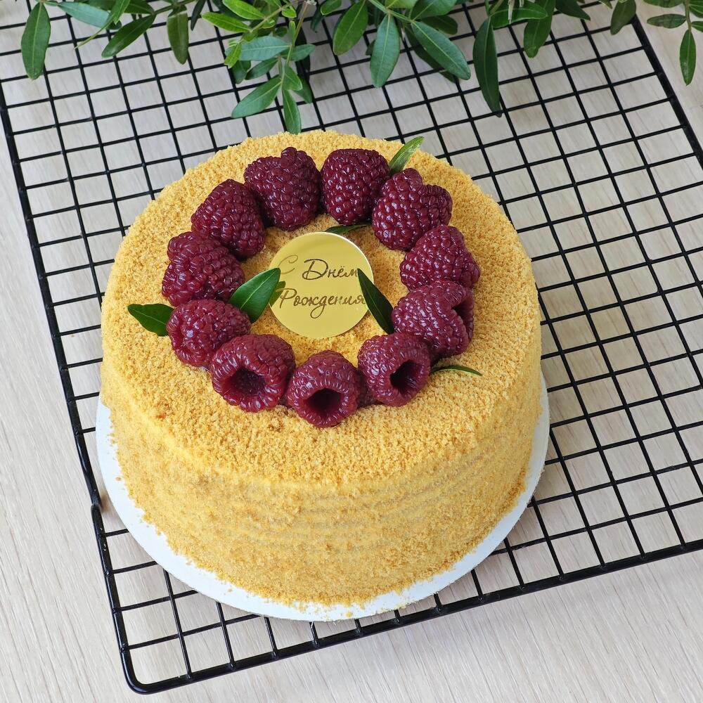 Бенто медовик в подарок маме, подруге, мужу, коллеге