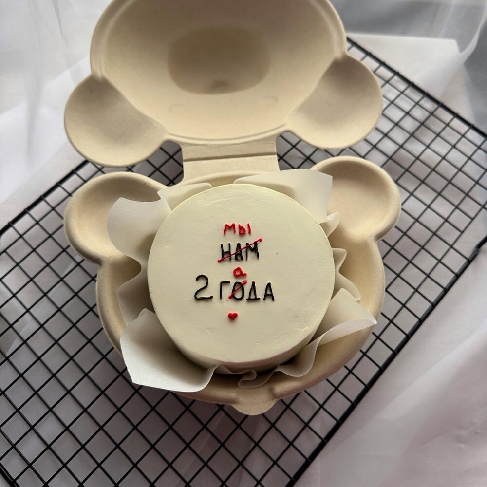 Бенто мини торт мы два гада