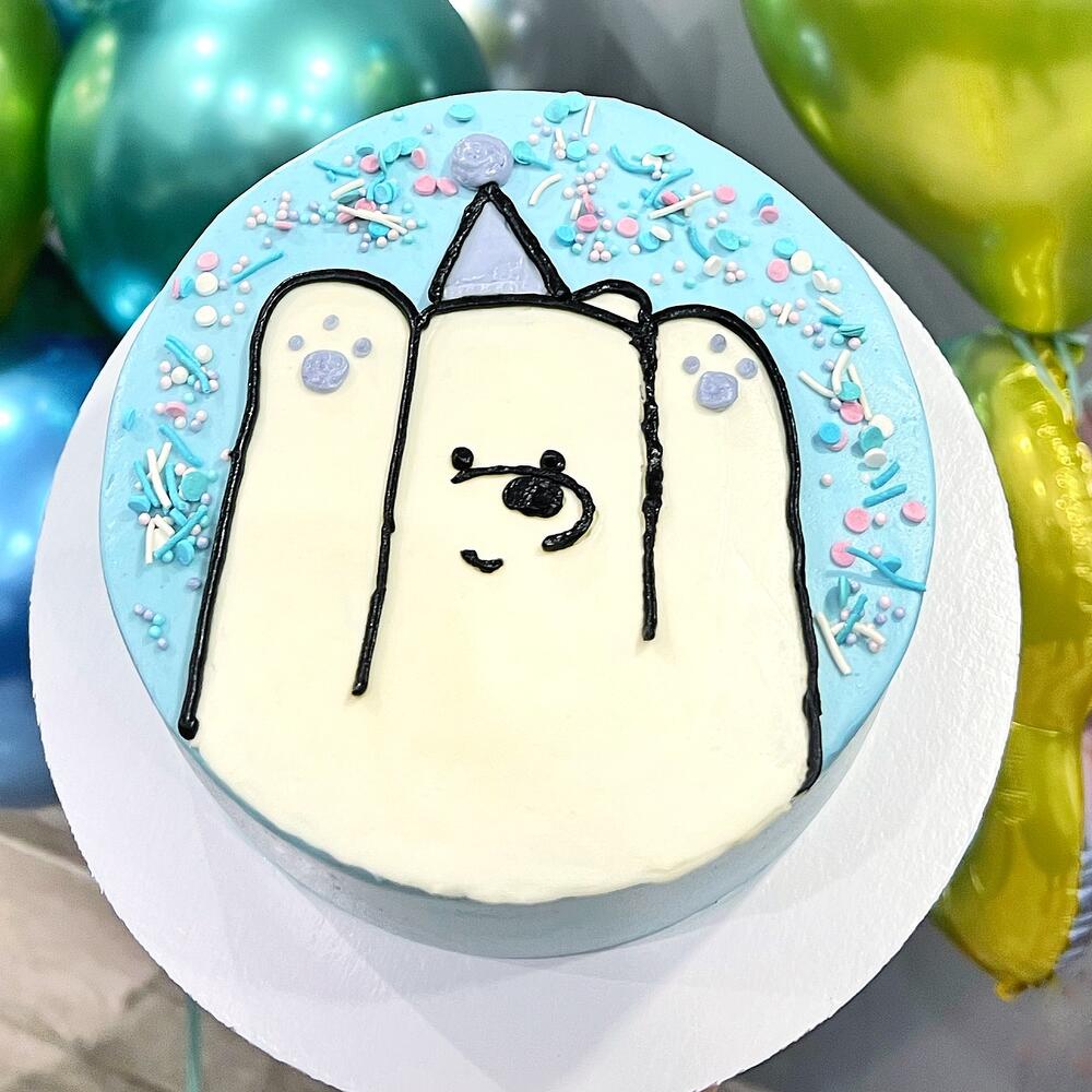 Бенто мишка с колпачком