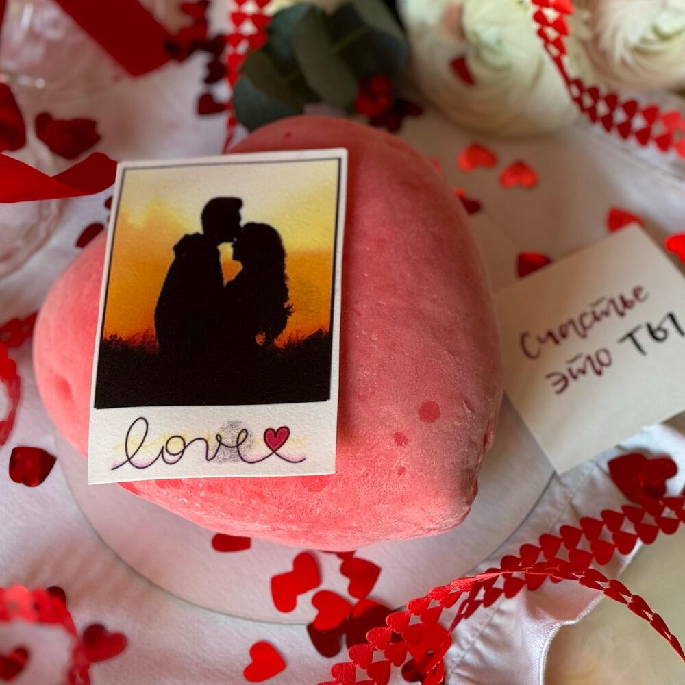 Бенто моти сердце «Фото снимок»