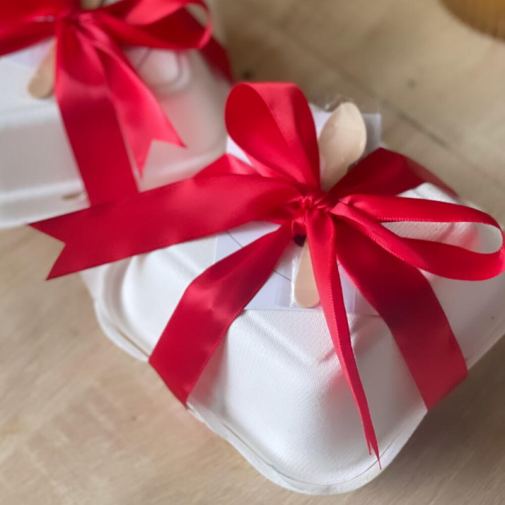 Бенто «Можно я постучусь в твою дверь?» с фотопечатью