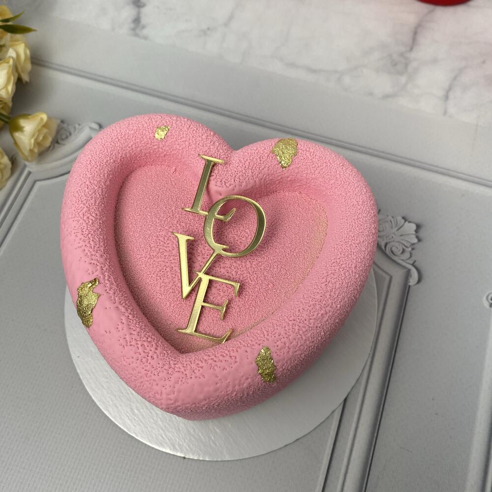 Бенто мусс «Розовое сердце»