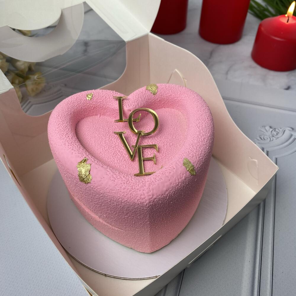 Бенто мусс «Розовое сердце»