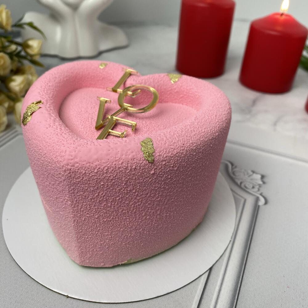 Бенто мусс «Розовое сердце»