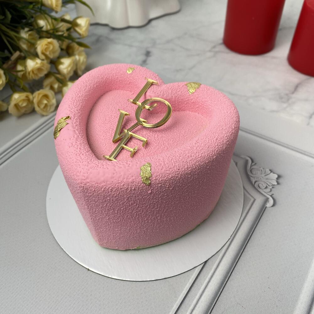 Бенто мусс «Розовое сердце»