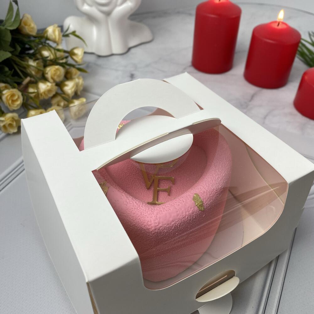 Бенто мусс «Розовое сердце»