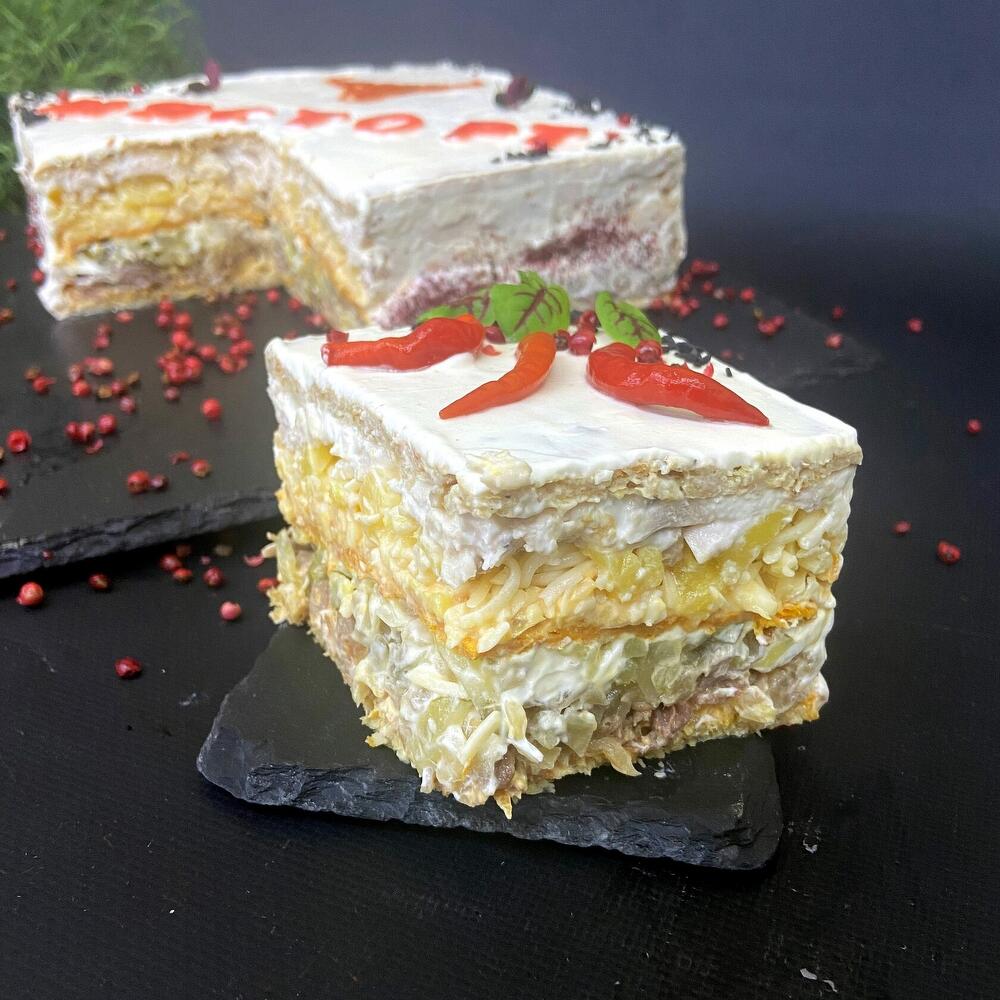 Бенто «Мясной Spicy дуэт» 750 грамм