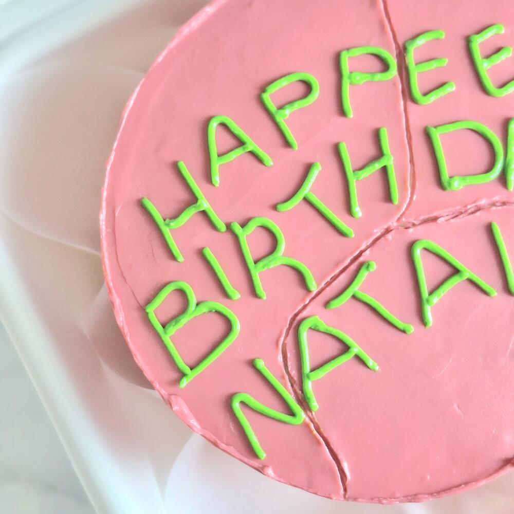 Бенто на день рождения "Happee birtdae"