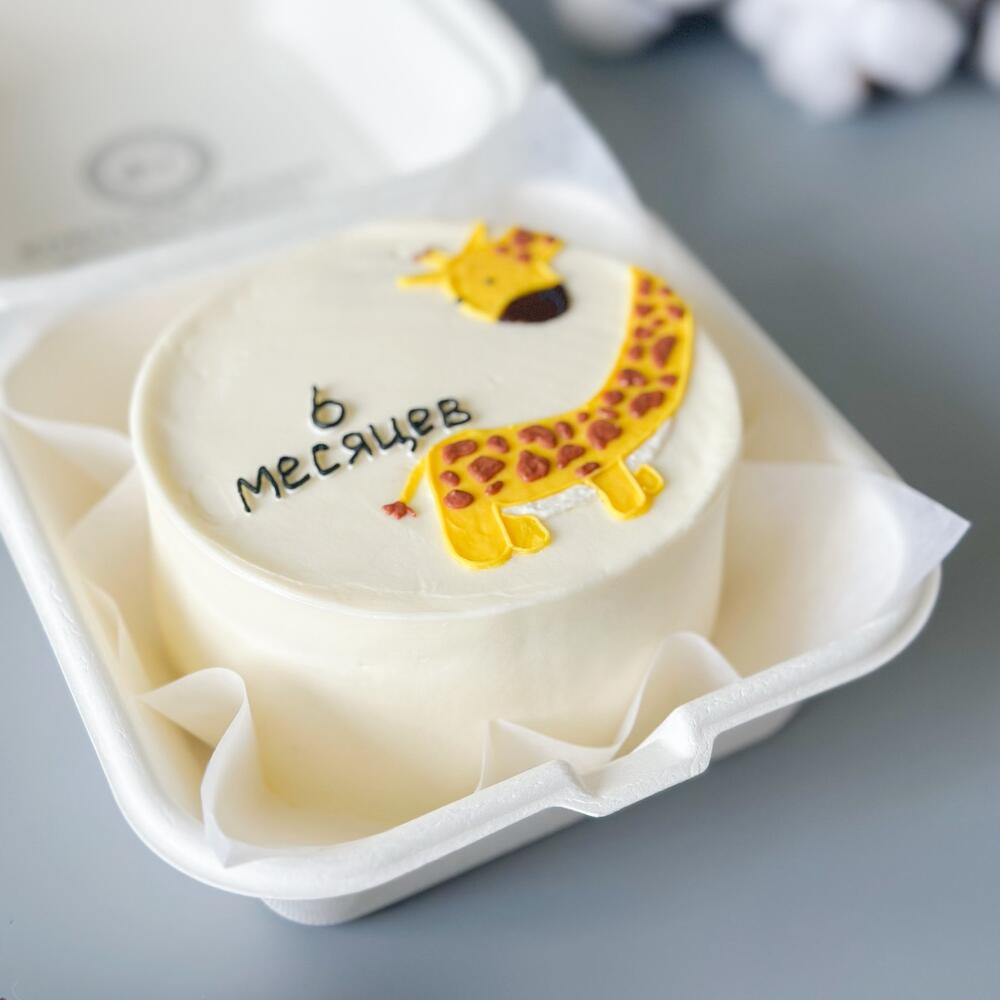 Бенто на день рождения малыша/сына/дочки с жирафом