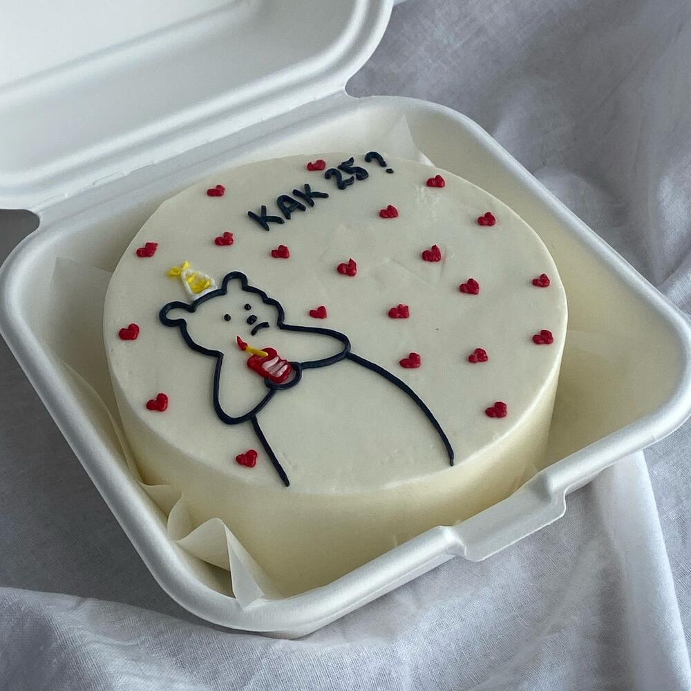 Бенто на День рождения с мишкой