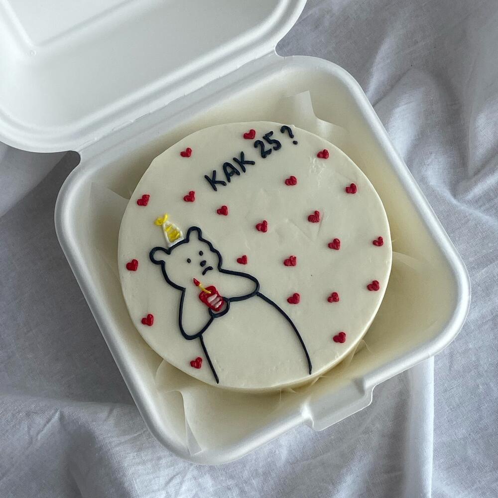 Бенто на День рождения с мишкой