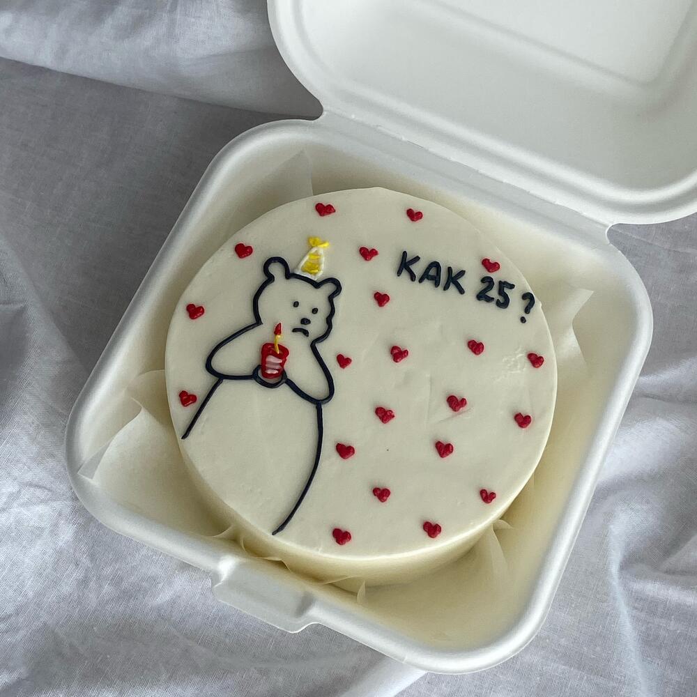 Бенто на День рождения с мишкой