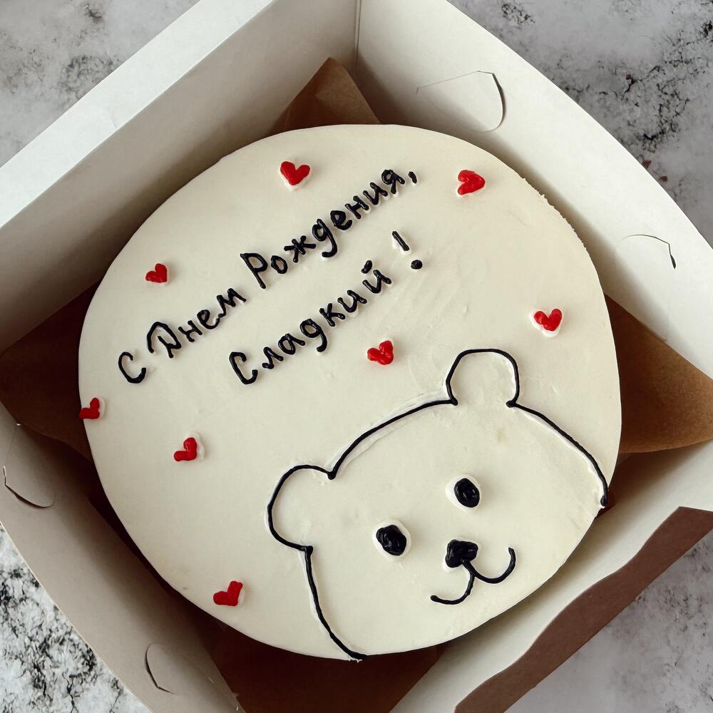 Бенто на день рождения с мишкой, медвежонком