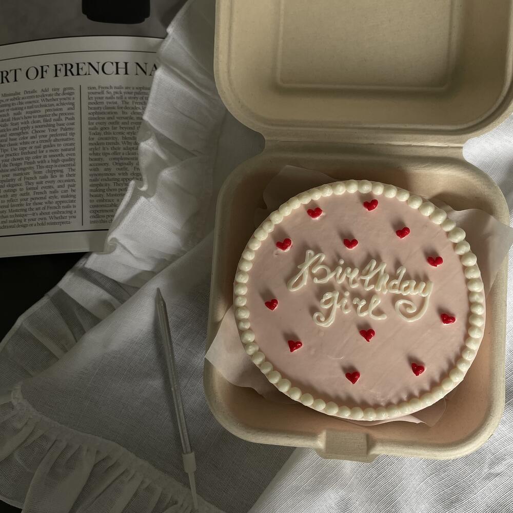 Бенто нежный на день рождения