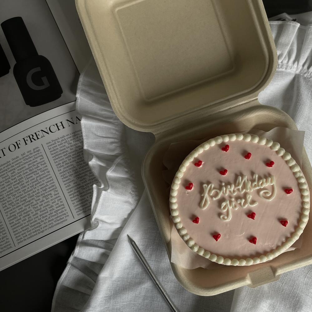 Бенто нежный на день рождения