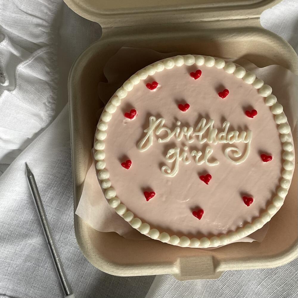 Бенто нежный на день рождения