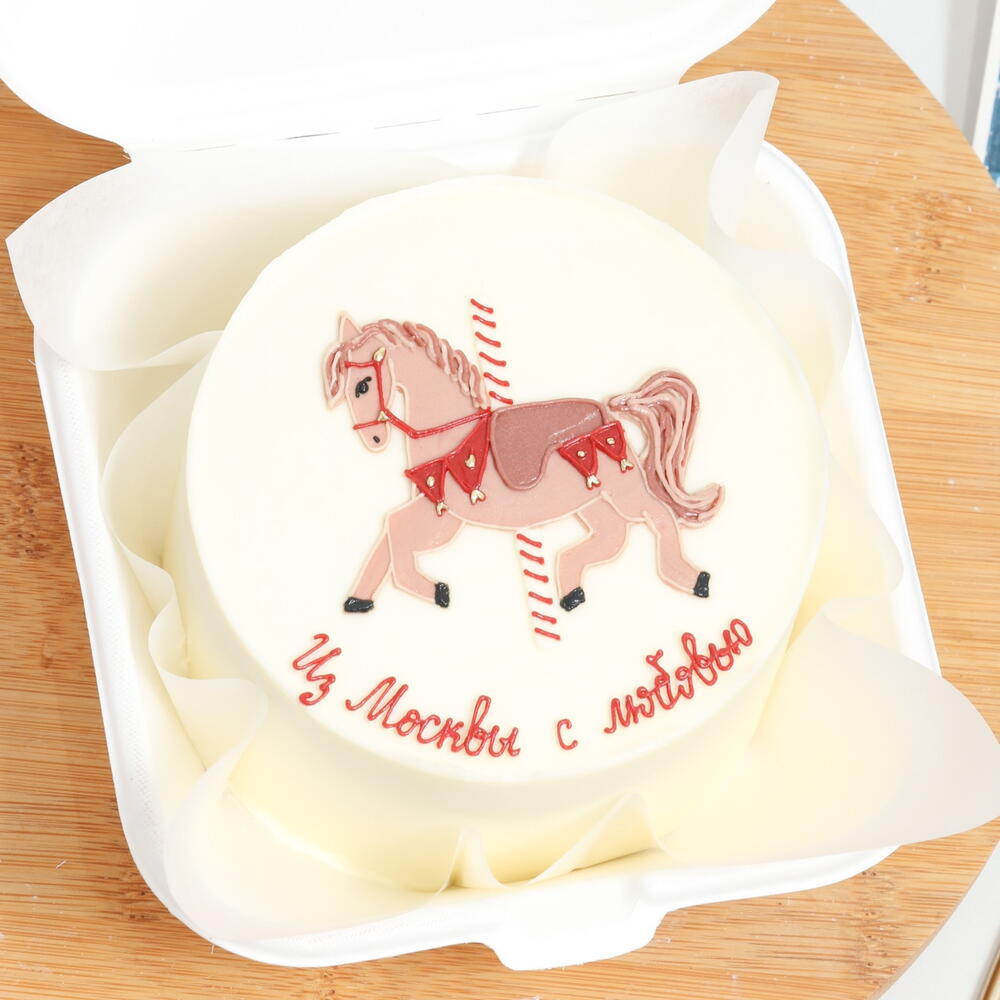 Бенто Новый год лошади, конь, карусель