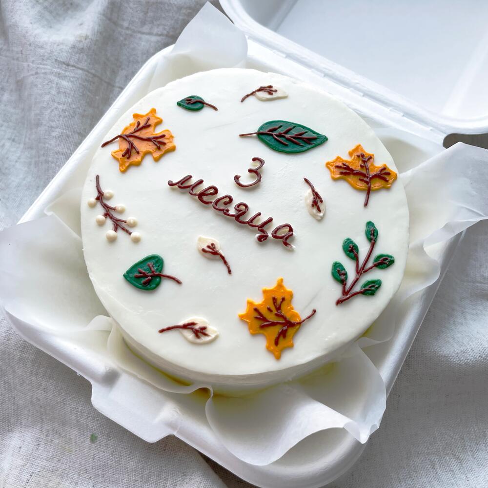 Бенто осенний с листиками для малыша