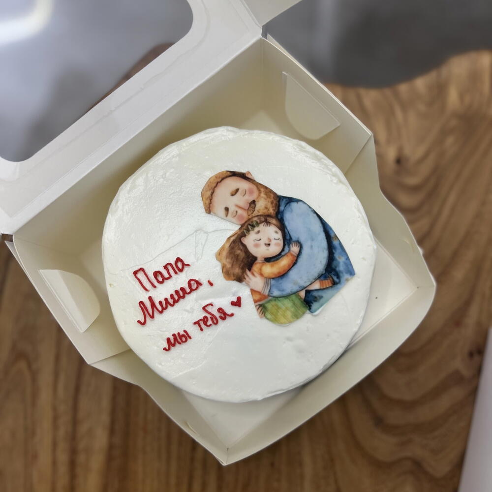 Бенто папе с сахарной печатью