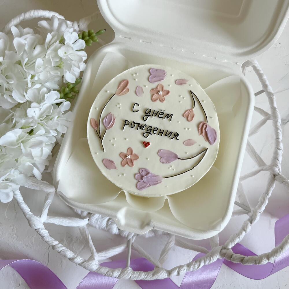 Бенто по месяцам с цветочками