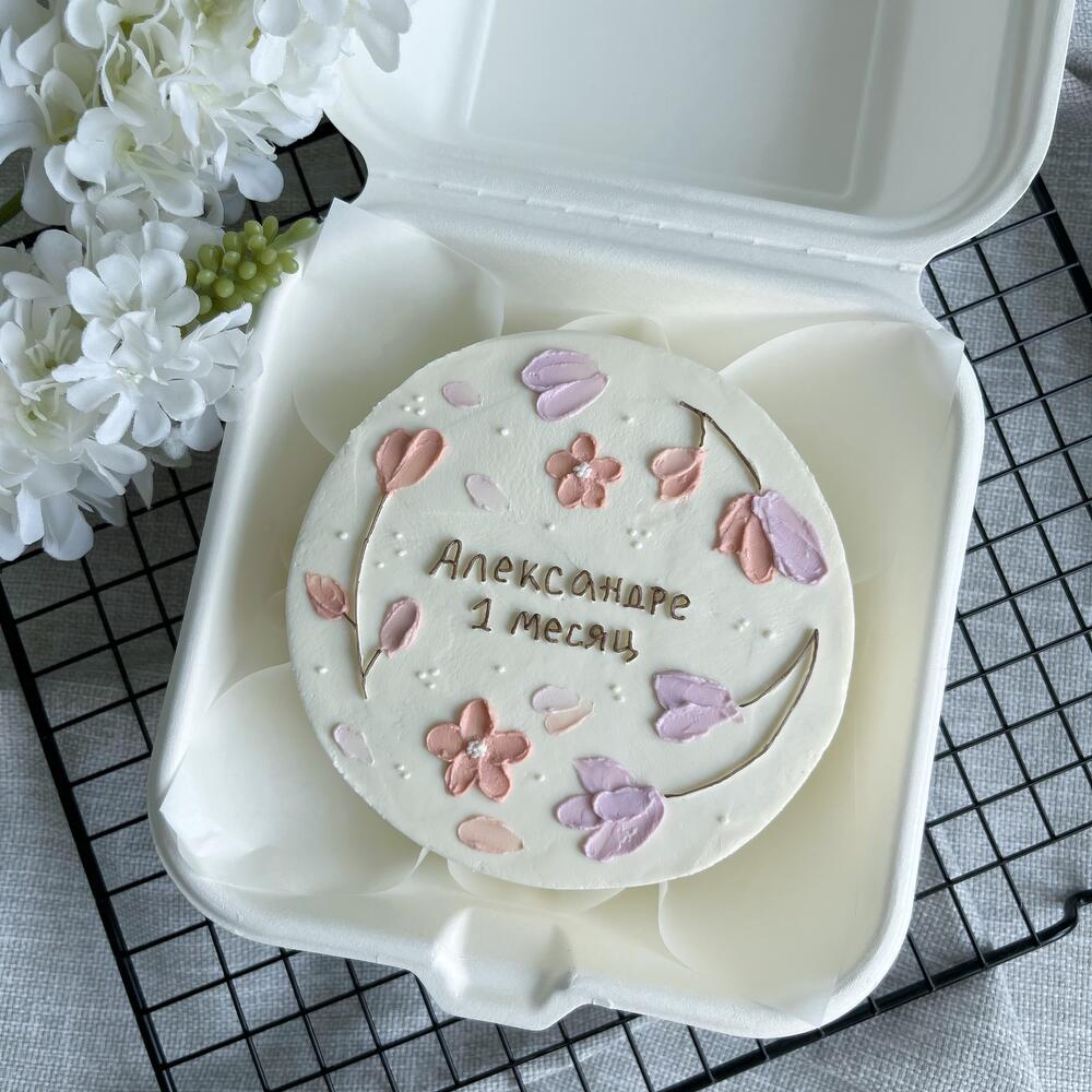 Бенто по месяцам с цветочками