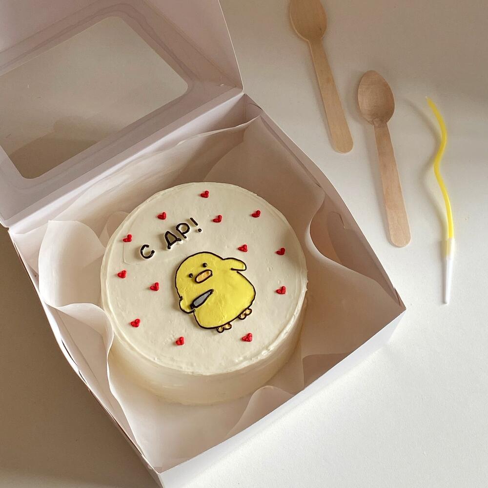 Бенто побольше с уточкой «с др!»