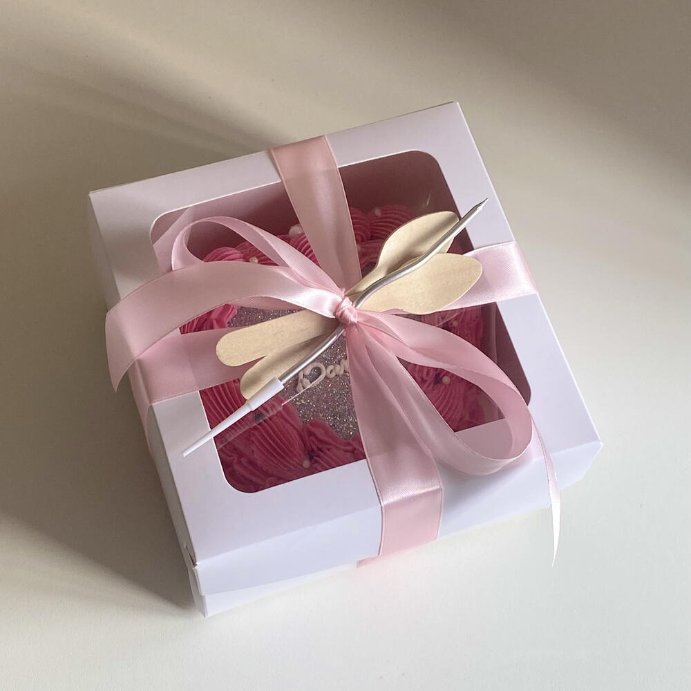 Бенто побольше сердце с блеском