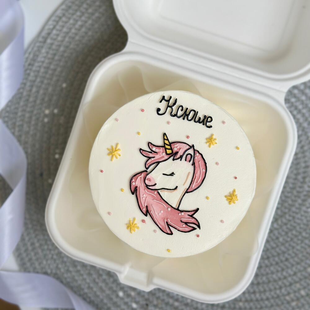 Бенто с единорогом для девочки