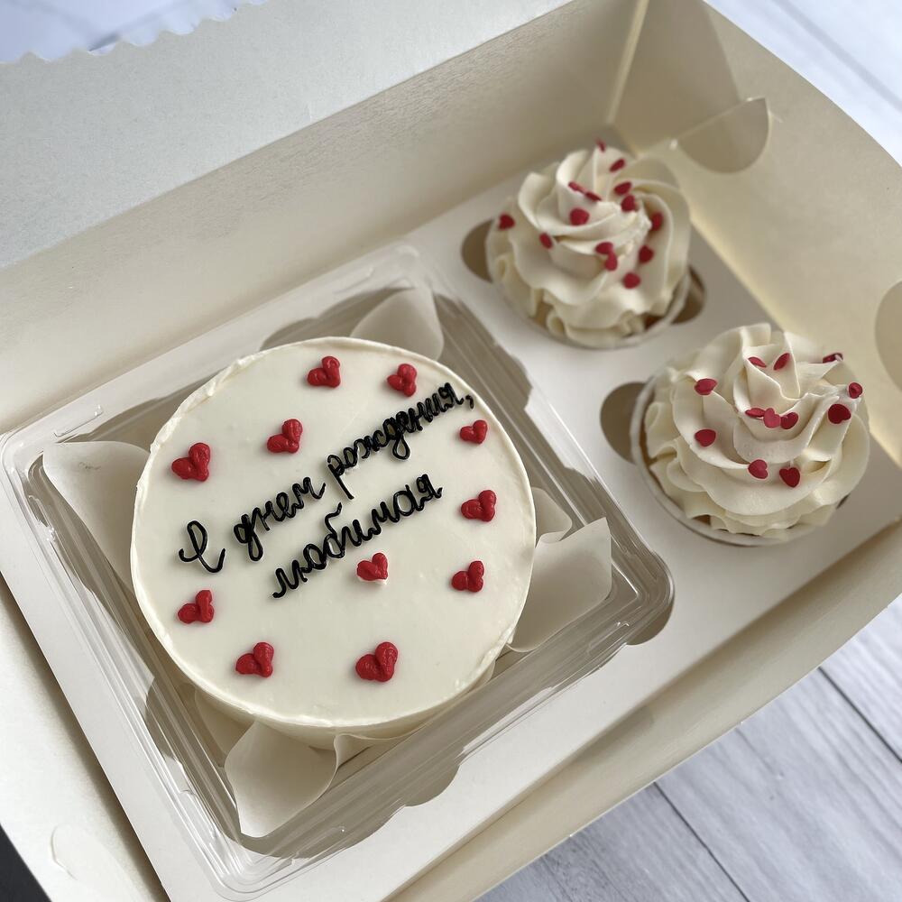 Бенто с капкейками