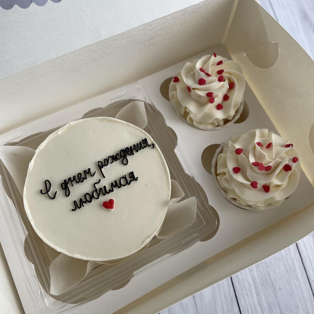 Бенто с капкейками