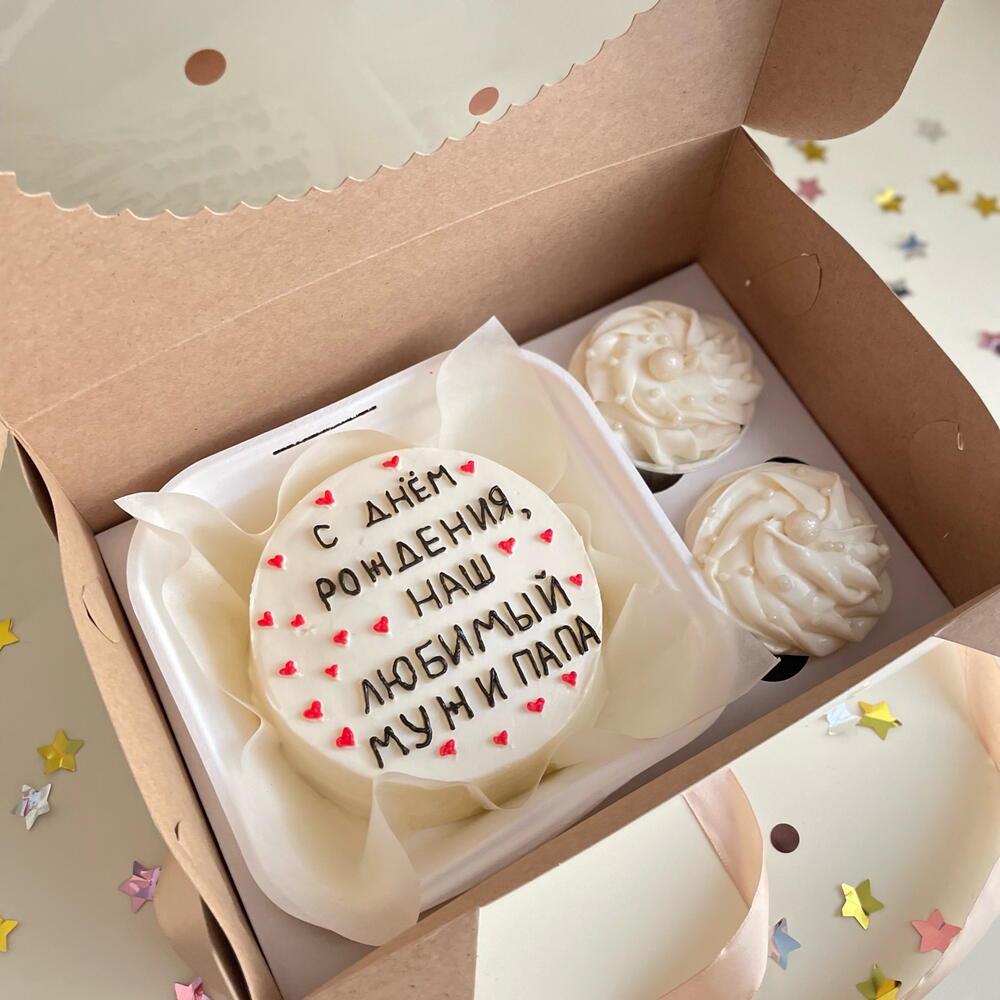 Бенто с капкейками