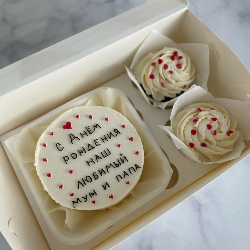 Бенто с капкейками