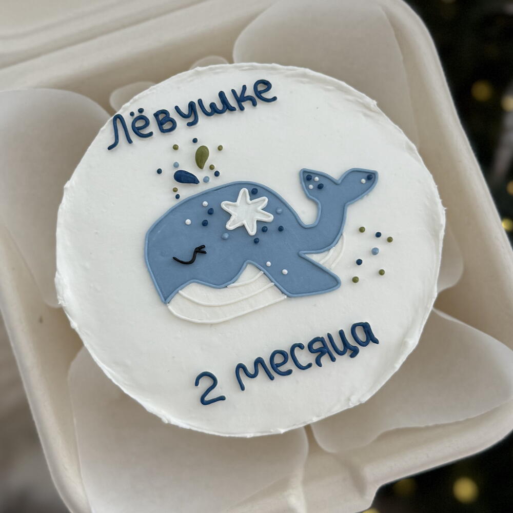 Бенто с китом малышу на каждый месяц