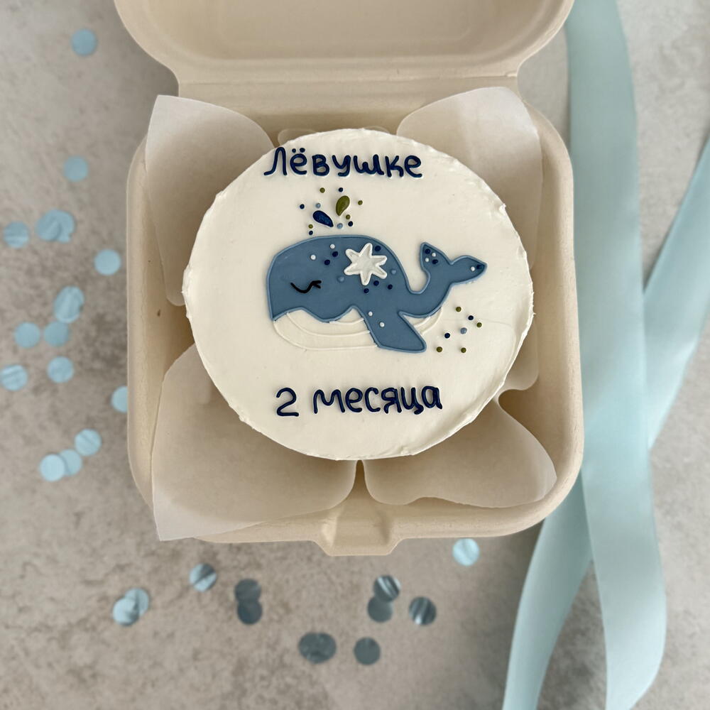 Бенто с китом малышу на каждый месяц