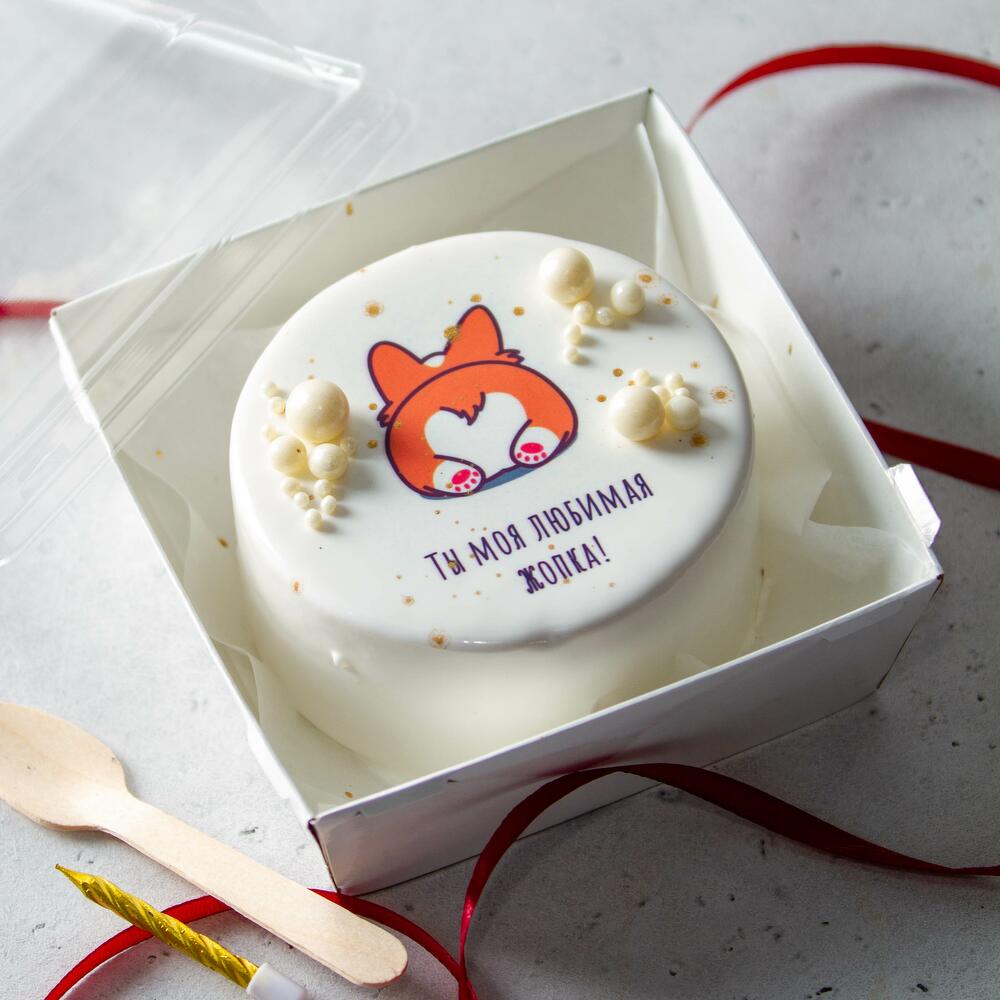 Бенто с корги "Ты моя любимая жопка"