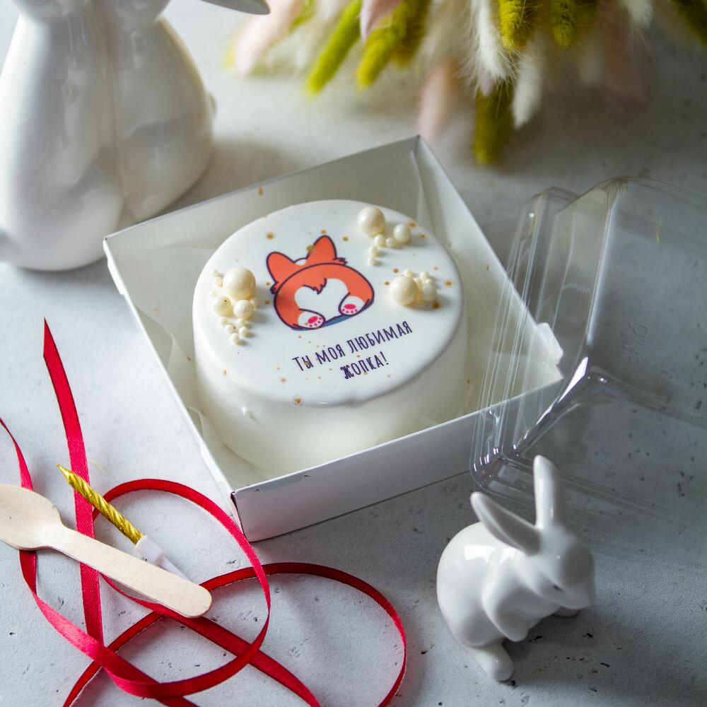 Бенто с корги "Ты моя любимая жопка"