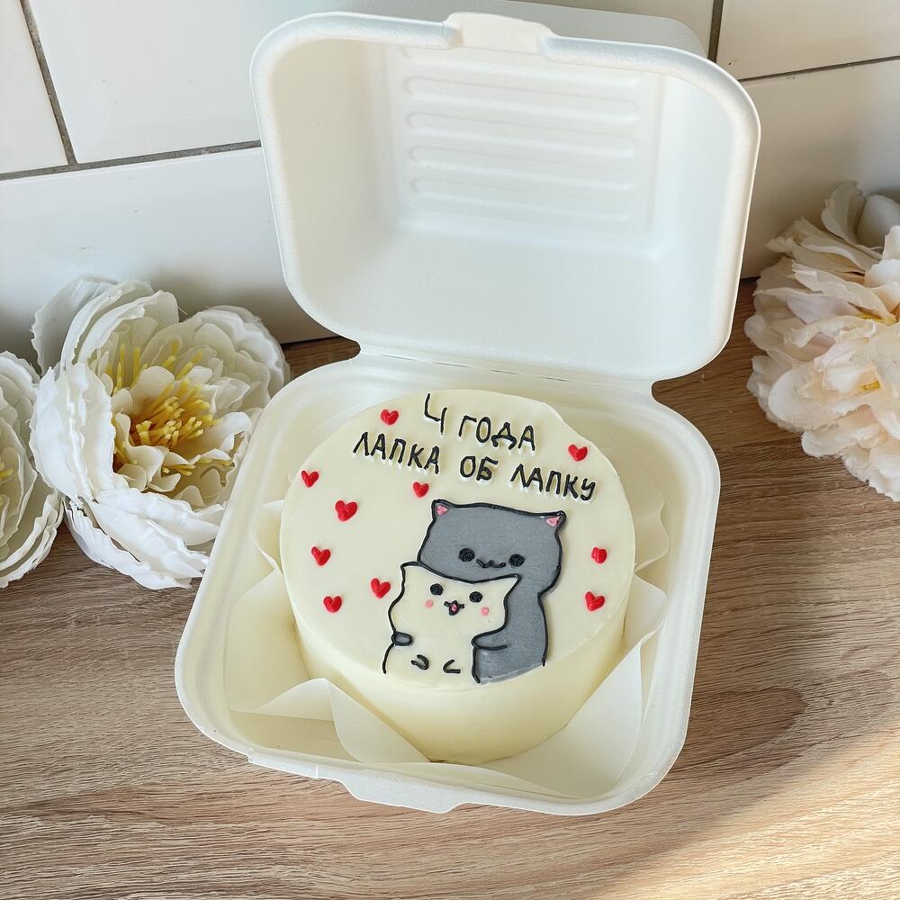 Бенто с котиками на годовщину