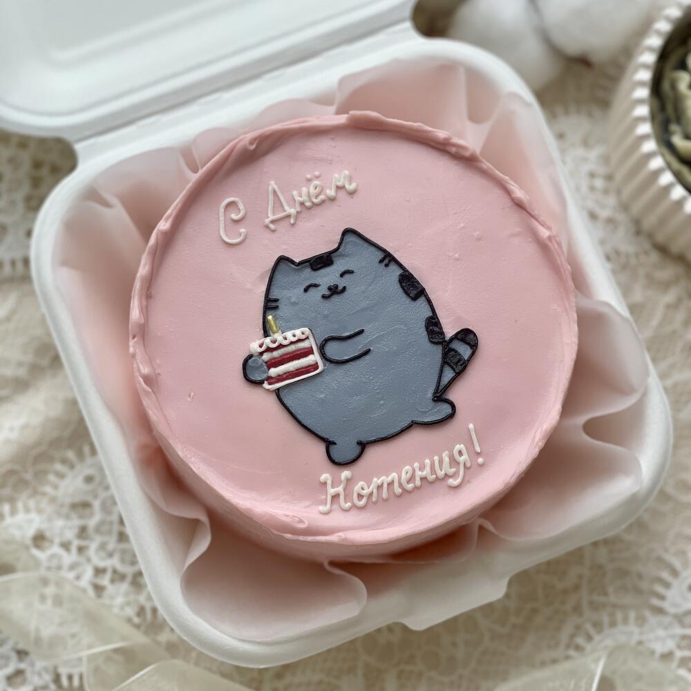 Бенто с котиком на День Рождение
