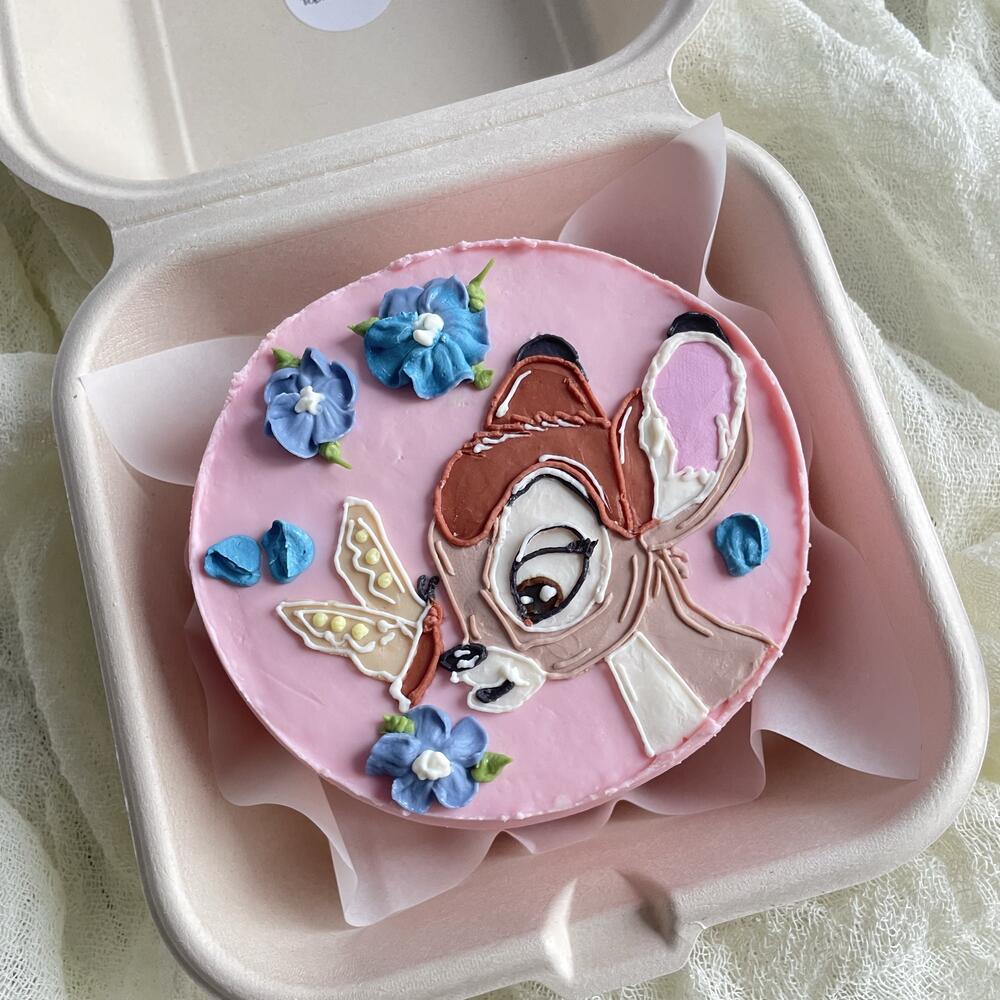 Бенто с милым рисунком ♥️