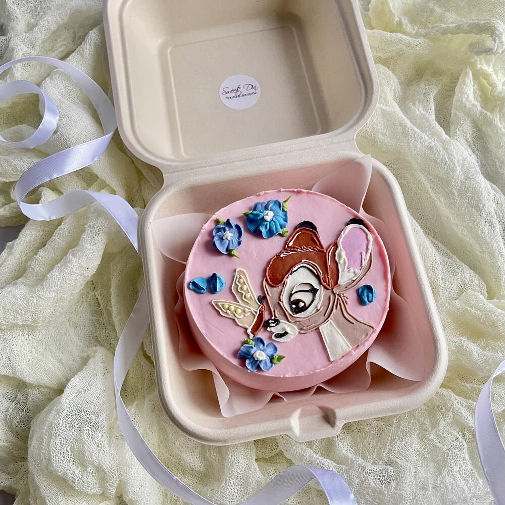 Бенто с милым рисунком ♥️