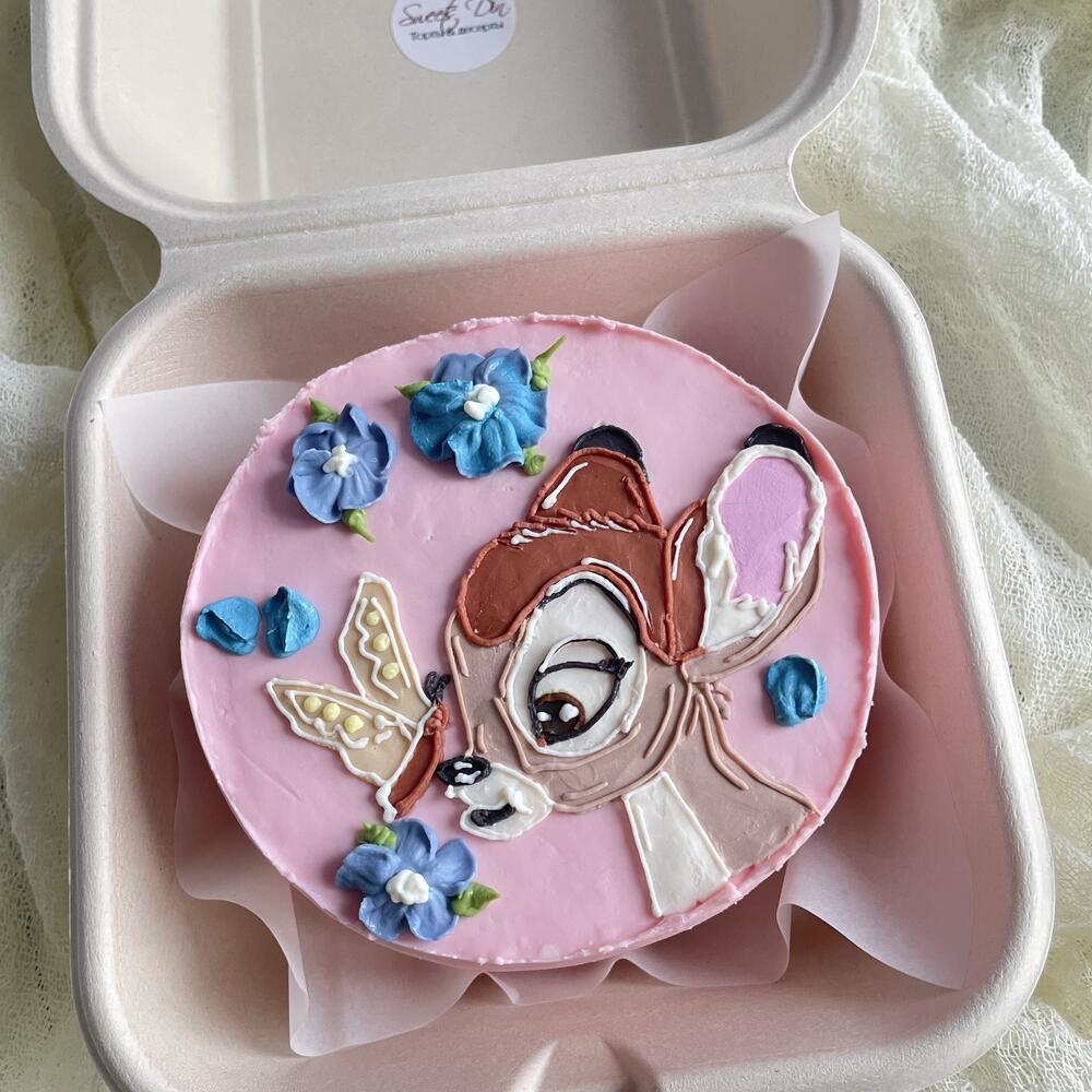 Бенто с милым рисунком ♥️