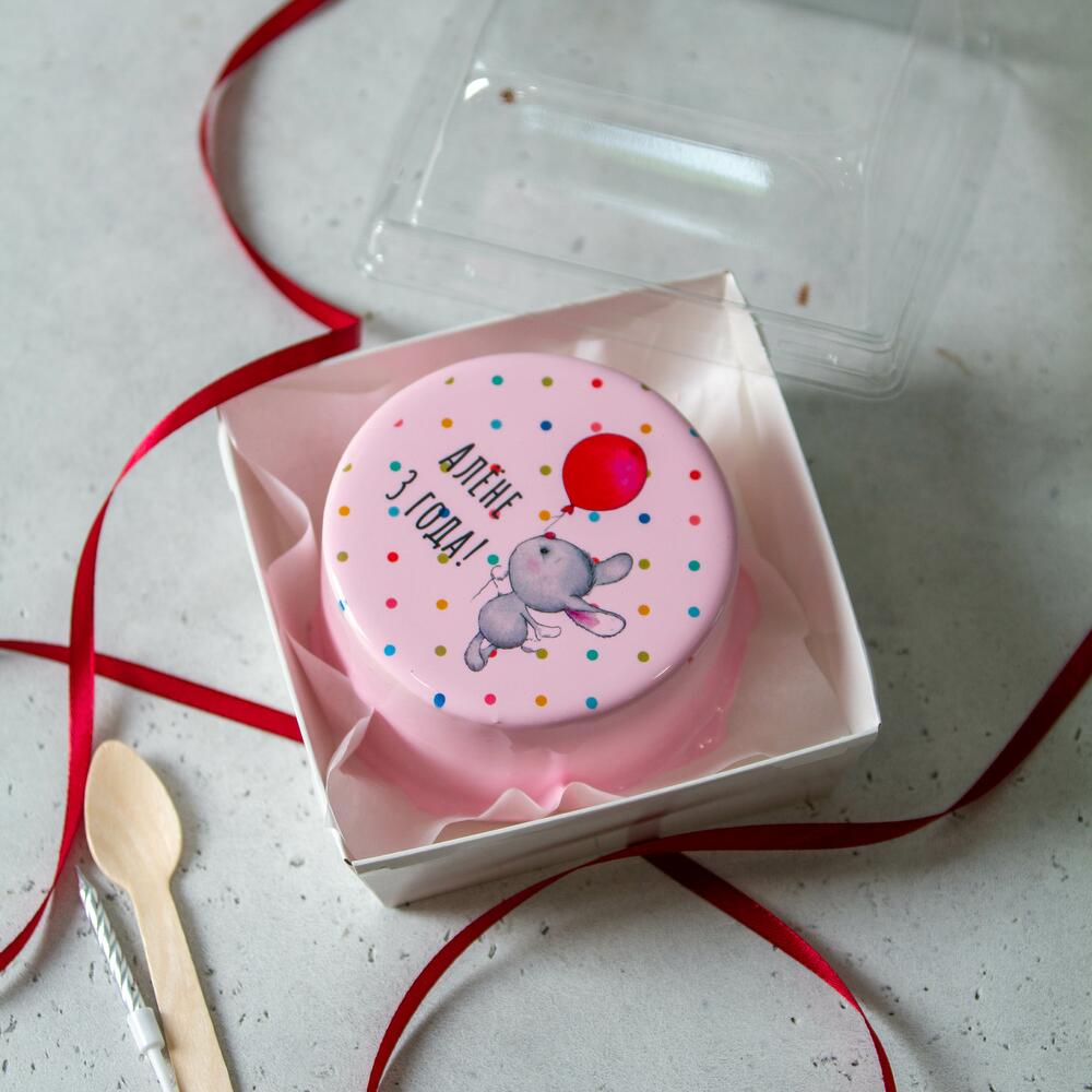 Бенто с милым зайчиком и воздушным шариком