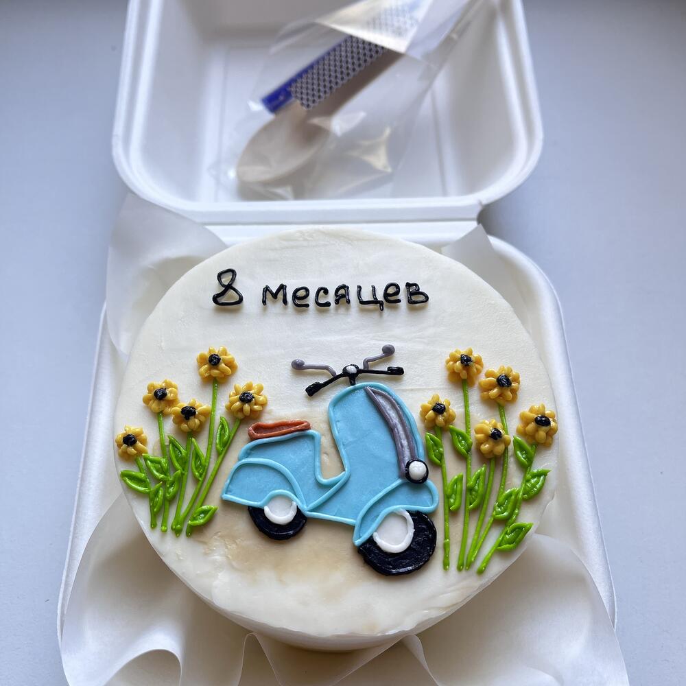 Бенто с мотоциклом