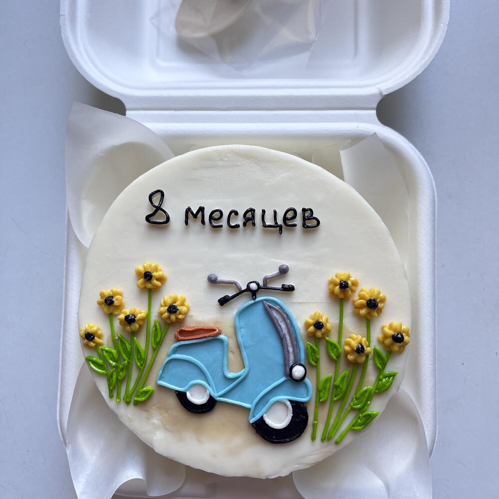 Бенто с мотоциклом