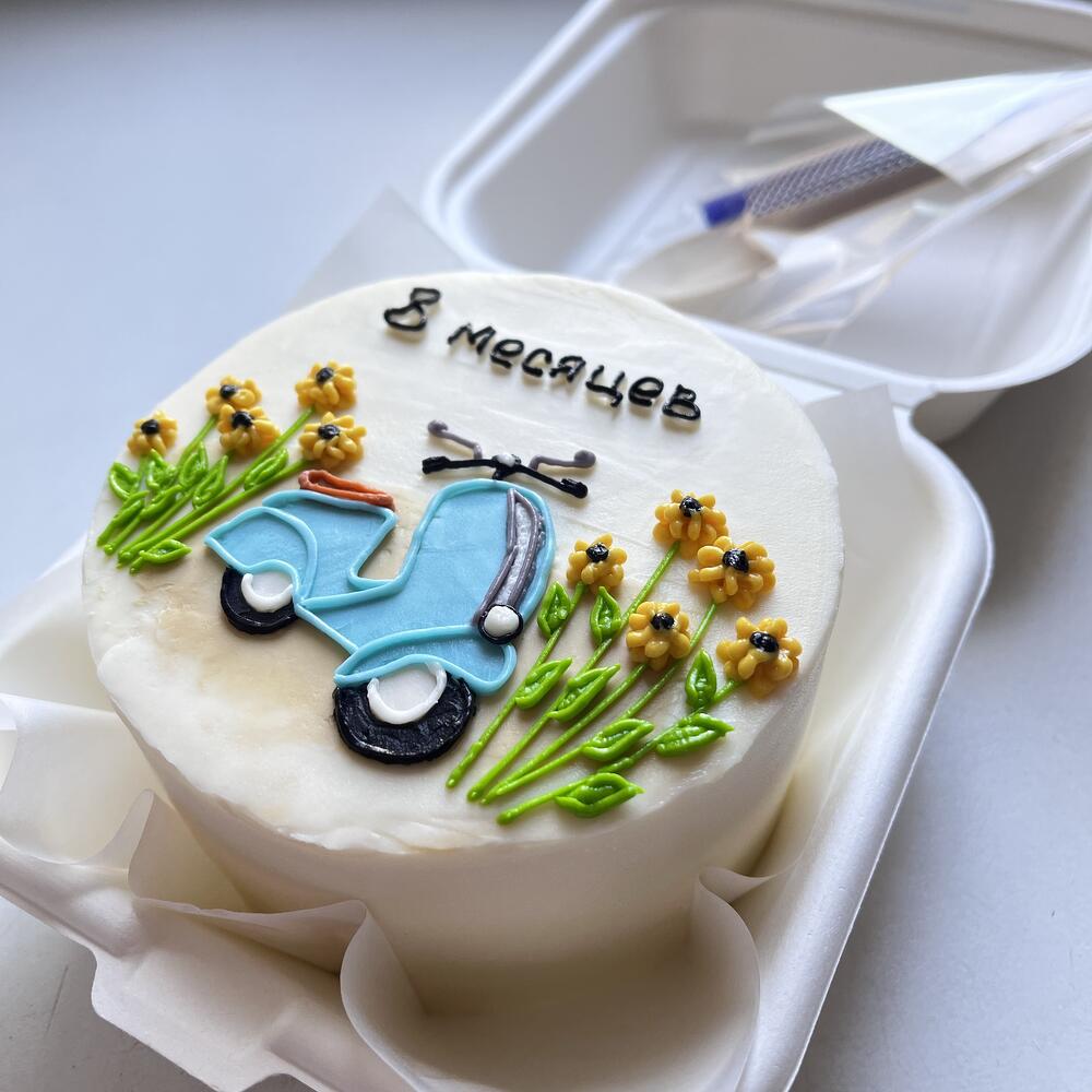 Бенто с мотоциклом