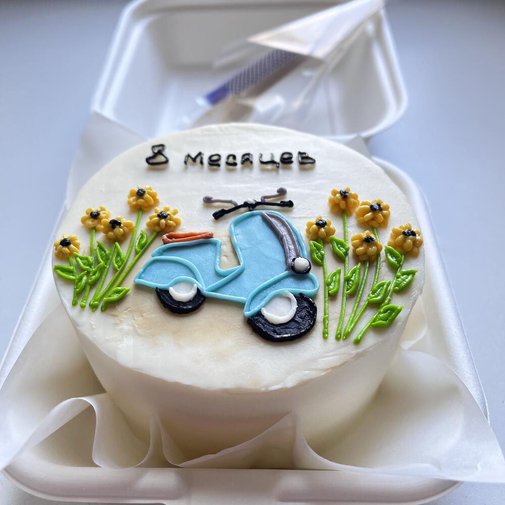 Бенто с мотоциклом