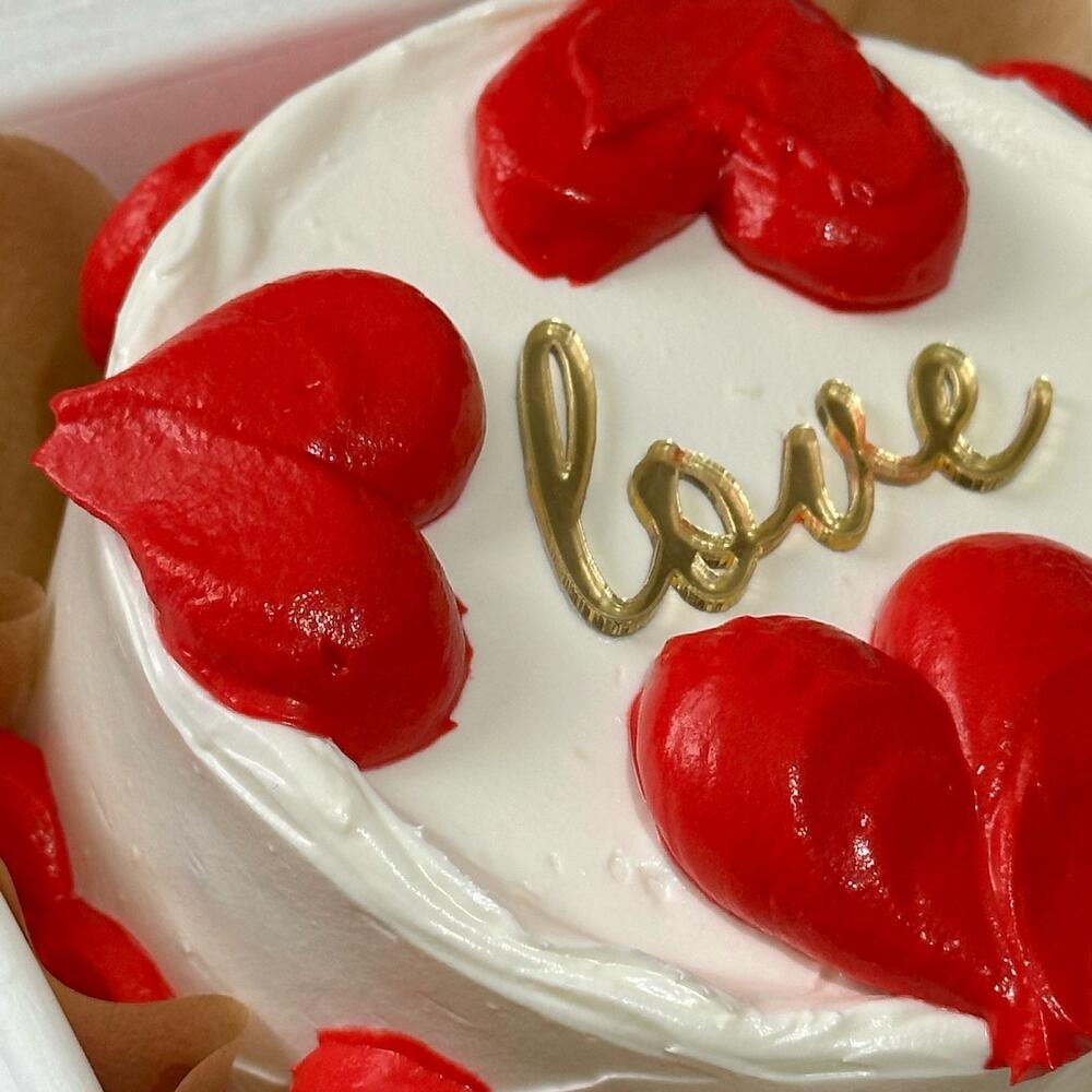 Бенто с объемными сердцами на 14 февраля