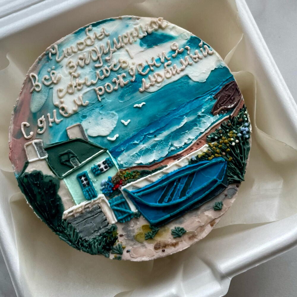 Бенто с пейзажем